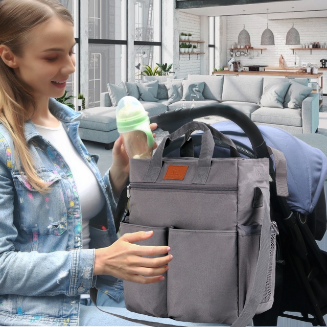 Kinderwagentasche Organizer Kinderwagen Buggy Tasche Wickeltasche Wickelrucksäcke Baby Universale Multifunktionale Aufbewahrungstasche