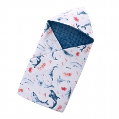 Einschlagdecke Babyschale Winter Universal Kuscheldecke 90x90cm für Buggy Kinderwagen