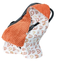 Einschlagdecke Babyschale Winter Universal Kuscheldecke 90x90cm für Buggy Kinderwagen
