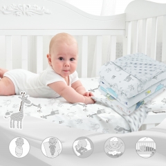 Babydecke Kuscheldecke Krabbeldecke Baumwolle Winter Herbst 78x100cm für Neugeborene Jungen Mädchen