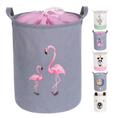 Mnsruu Wäschekorb Mit Einhorn Design - Großer Faltbarer Wäschesack 72L Für Kinderzimmer